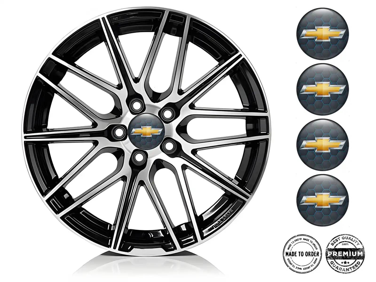 Chevrolet  Wheel Decal Edition High-Quality Dome Style